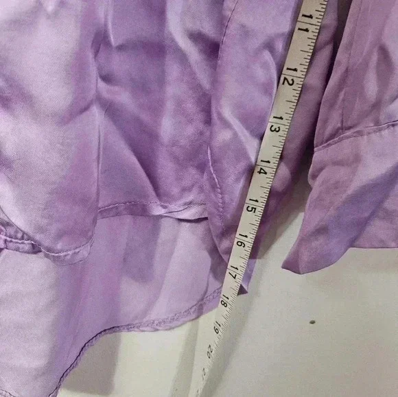 Sofia purple button down long sleeve blouse! - Picture 5 of 5